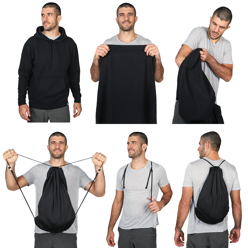 Kimura Pullover Hoodie (Black) - Quikflip Apparel