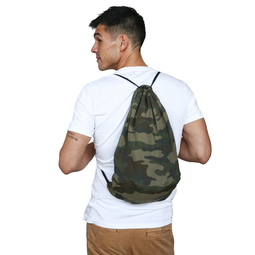 Camo hot sale drawstring jacket